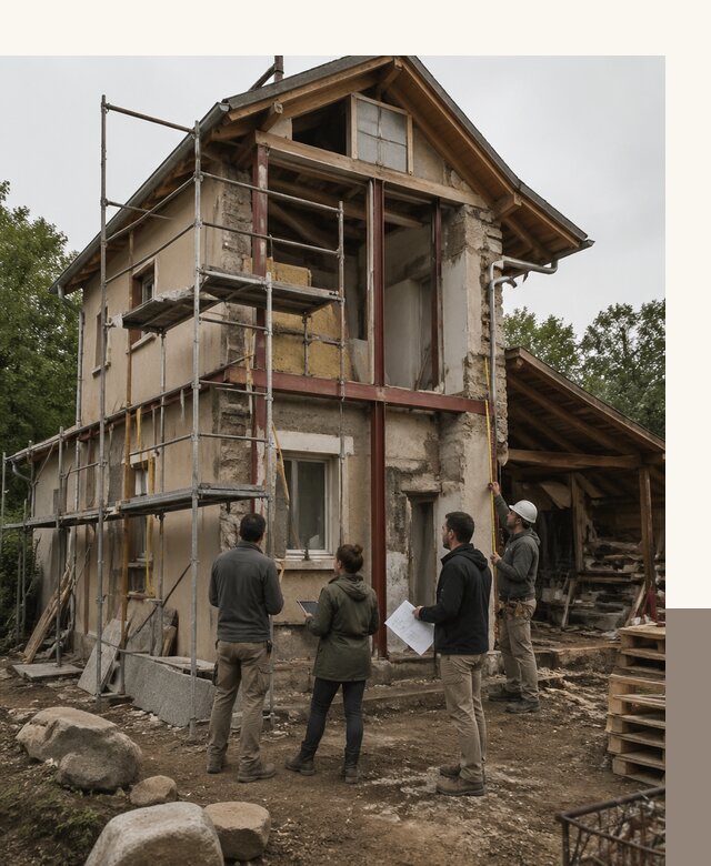 Реконструкция загородного дома под ключ в Дзержинском от бюро